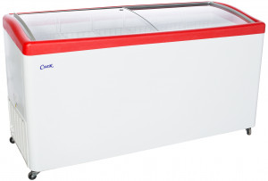 Морозильный ларь Снеж МЛГ-600 (красный)