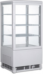 Шкаф-витрина холодильный Enigma RT-68L White+Digital Controller фото