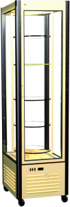 Шкаф кондитерский Полюс R400Cвр Сarboma (D4 VM 400-2(бежевый-коричневый, стандартные цвета)) фото