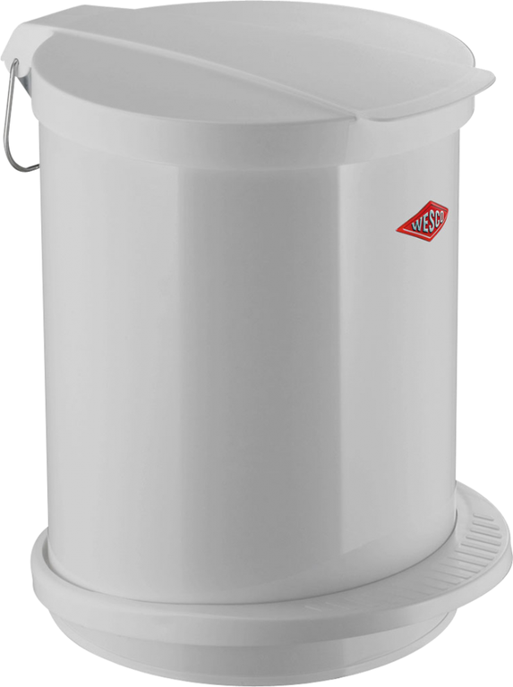 Мусорный контейнер Wesco Pedal bin 111, 13 л, белый фото