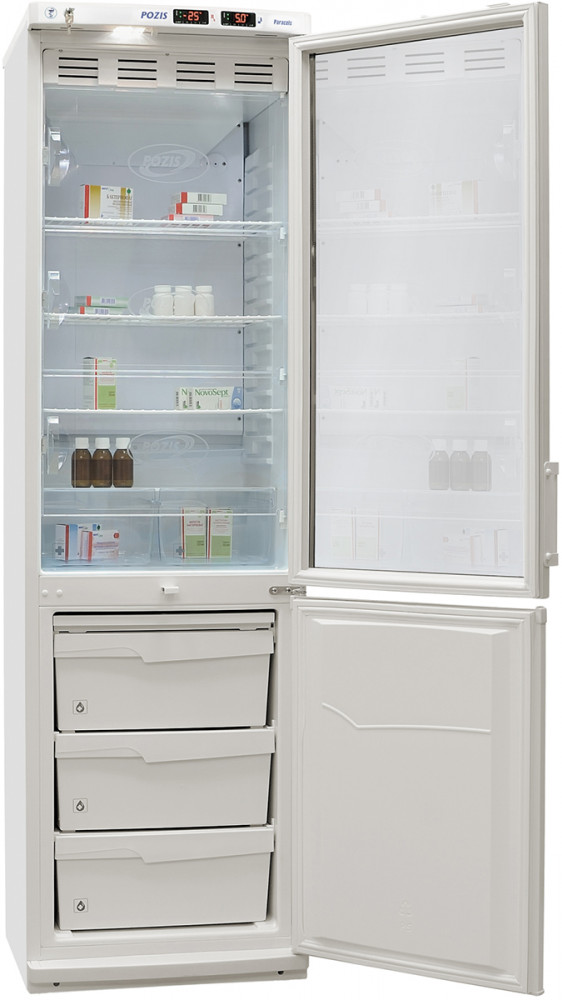 Лабораторный холодильник Pozis ХЛ-340 (металлические двери) фото
