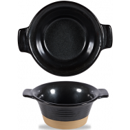 Блюдо глубокое с ручками Churchill d14см 0,4л, Igneous Black ZCBKIGSP1 в Москве , фото 1