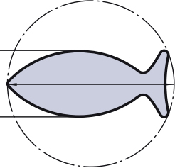 Барабан формующий La Minerva 100*55*20 мм, рыбка в Москве , фото 1