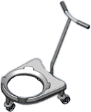 Тележка для перевозки сменной дежи Spar Trolly/A80-N в Москве , фото