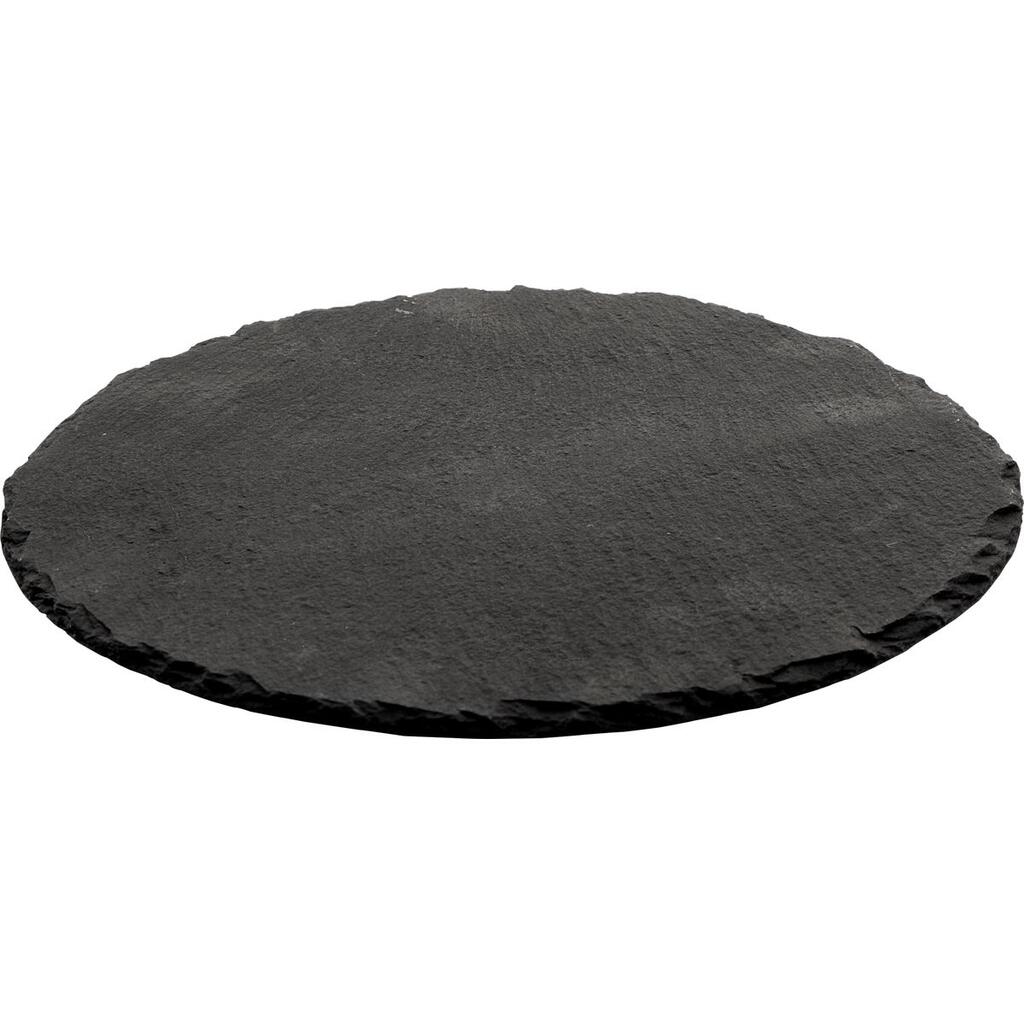 30*0, 5 см круглое черное сланец - 1517