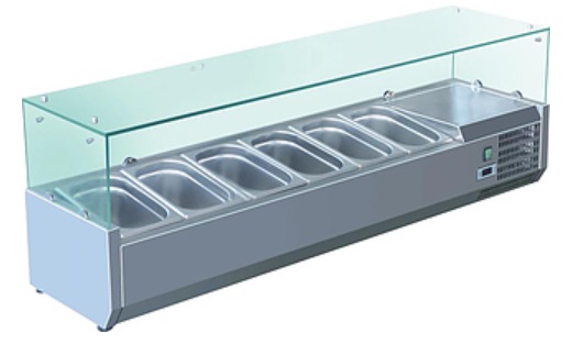 Холодильная витрина для ингредиентов Koreco VRX 1500 395 WN фото