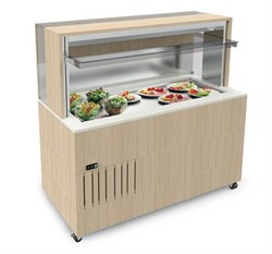 Стол тепловой шведский Enofrigo DOGE WALL 1400 BM св. дуб в Москве , фото