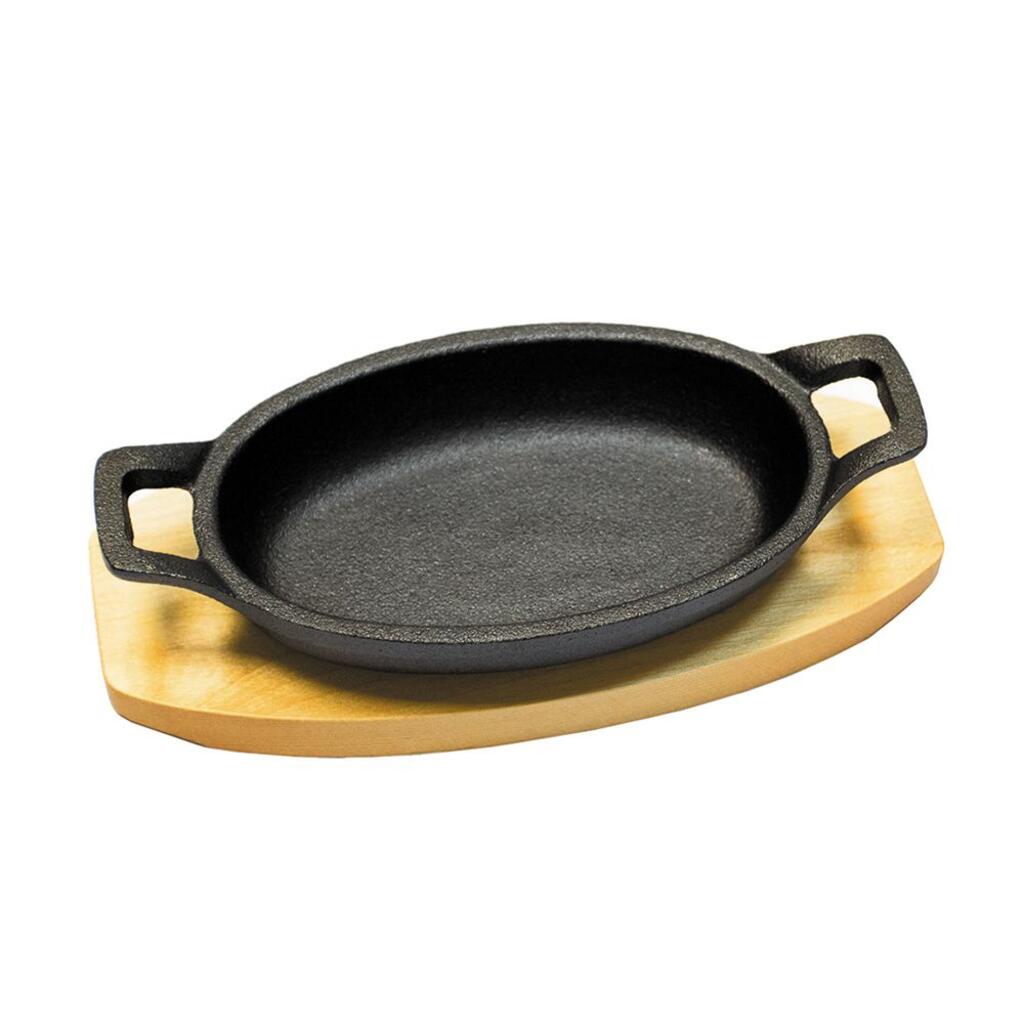 17*12 см овальная чугун фото