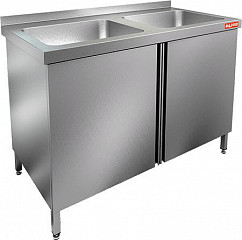 Стол закрытый с мойкой Hicold НСЗ2М-11/7Б в Москве , фото