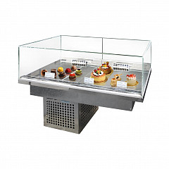 Витрина холодильная встраиваемая Финист Glassier Slide DUO GSD-13/7/3 в Москве , фото 1