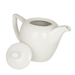 Чайник с крышкой Petye Classic Round 400 мл, белый HR-TEP-400 в Москве , фото 2