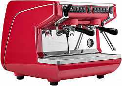 Рожковая кофемашина Nuova Simonelli Appia Life Compact 2Gr V 220V красная+экономайзер+высокие группы (167632) в Москве , фото 1