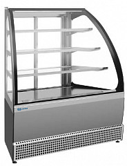 Витрина кондитерская Kayman KВК-1200МУ Люкс Серый матовый в Москве , фото