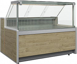 Холодильная витрина Полюс GC111 SP 1,25-1 рыба на льду закрытая (без боковин) 1010 в Москве , фото 1