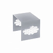 Подставка-куб для фуршета  ажурная 190х150х150 мм серебро