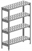 Стеллаж решетчатый Марихолодмаш С-4Р-0,5/1,2/1,6 фото