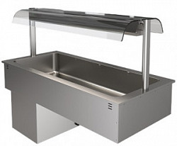 Встраиваемая охлаждаемая ванна с витриной Apach Chef Line LWRSI2НSD фото