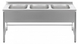 Ванна моечная Luxstahl ВМ3 18/7/8.5 (0.8) в Москве , фото 1