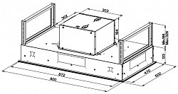 Встраиваемая вытяжка Faber Heaven Glass 2.0 WH A90 в Москве , фото 2
