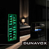 Винный шкаф двухзонный Dunavox DX-104.375DB фото