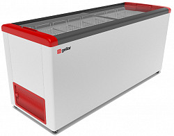 Морозильный ларь Gellar FG 700 C красный в Москве , фото 1