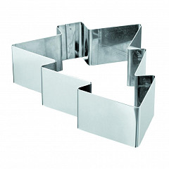 Форма резак Профмаркет-Нск Елка, 28,3*19,3 см, h 6 см, нержавейка фото