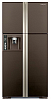 Холодильник Hitachi R-W722FPU1X GBW  коричневое стекло фото