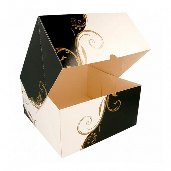 Коробка для торта Garcia de Pou 24*24*12 см, белая, картон фото