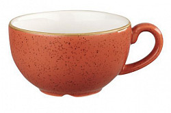Чашка Cappuccino Churchill Stonecast Spiced Orange SSOSCB281 340мл фото