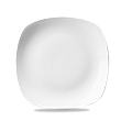 Тарелка мелкая квадратная  21,5см, X Squared, цвет белый WHSP91