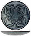 Тарелка мелкая с полосками  d 21,5 см h 2,9 см ATLANTIS (8564022)
