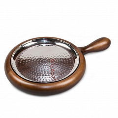 Сковорода для подачи на дерев. подст. P.L. Proff Cuisine 19,5 см круглая нерж. в Москве , фото