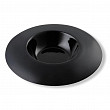 Тарелка глубокая для пасты  130 мл d 18,5 см черная фарфор 81200055