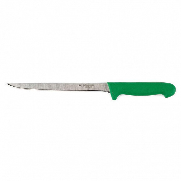 Нож филейный P.L. Proff Cuisine PRO-Line 20 см, зеленая пластиковая ручка фото