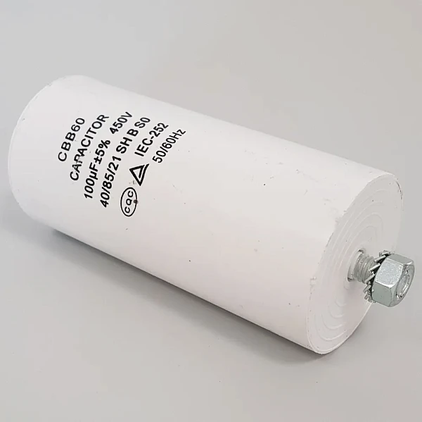Конденсатор Viatto Commercial CBB60 100uF,  без ГТД фото