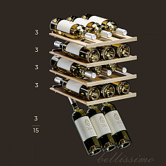 Винный шкаф монотемпературный Meyvel MV15-KBF1 в Москве , фото 17