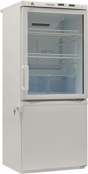 Лабораторный холодильник Pozis ХЛ-250-1 (тонированное стекло) фото