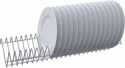 Комплект полки для тарелок Atesy ШЗДП-4-1200-02-1 в Москве , фото
