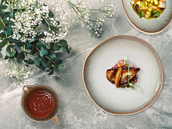 Тарелка без рима Fortessa d 28 см, Salema, World of Colours (D770.028.0000) в Москве , фото 2