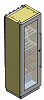 Винный шкаф монотемпературный Enofrigo MIAMI MEDIUM VT RF T + 3 DR вент. черн. + OPT36003 фото