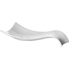 Блюдо прямоугольное Kunstwerk фарфор ,H=50,L=251,B=129мм белый (03021550) в Москве , фото 1