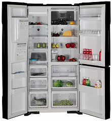 Холодильник Hitachi R-M702 GPU2 GBK черное стекло в Москве , фото 2