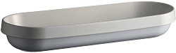 Блюдо керамическое овальное Emile Henry Welcome 1,80л 41,5х14,5см h6,5см, цвет серый 324212 в Москве , фото 1