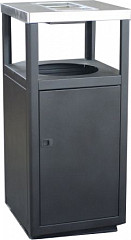 Урна-пепельница Pandasteel Пассаж черный муар, с пепельницей, фото 1