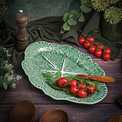 Блюдо овальное Casa di Fortuna 37,5х26,3 см h 3 см, Cabbage (CDF CB10) в Москве , фото