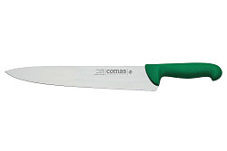 Нож поварской Comas 30 см,L 42,6 см, нерж. сталь / полипропилен, цвет ручки зеленый, Carbon (10131) в Москве , фото