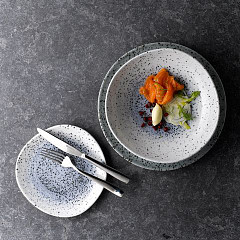 Тарелка мелкая Волна без борта Churchill 18,6см, цвет Mineral Blue, Studio Prints MNBLOG71 в Москве , фото 3