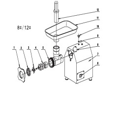 Мясорубка Gastromix MG-12R с реверсом в Москве , фото 6