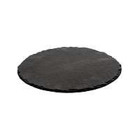 25*0,5 см круглое черное сланец фото