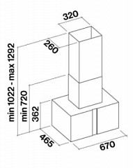 Островная вытяжка Falmec Mirabilia Isola Alphabet 67 в Москве , фото 3